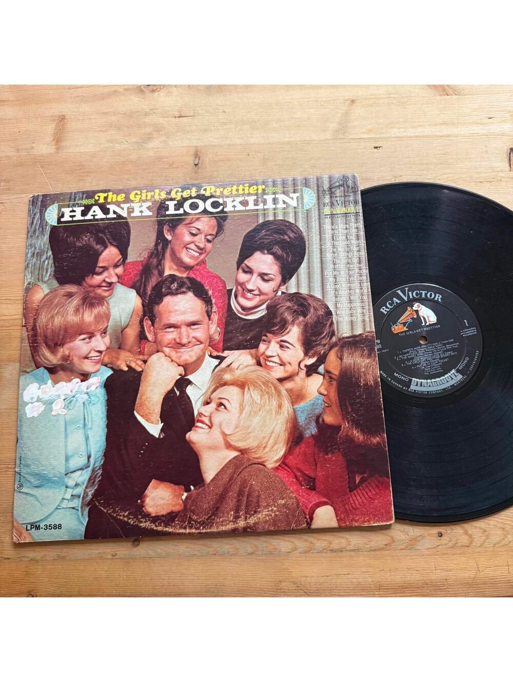 Hank Locklin - The Girls get Prettier 33rpm VG+ VR25